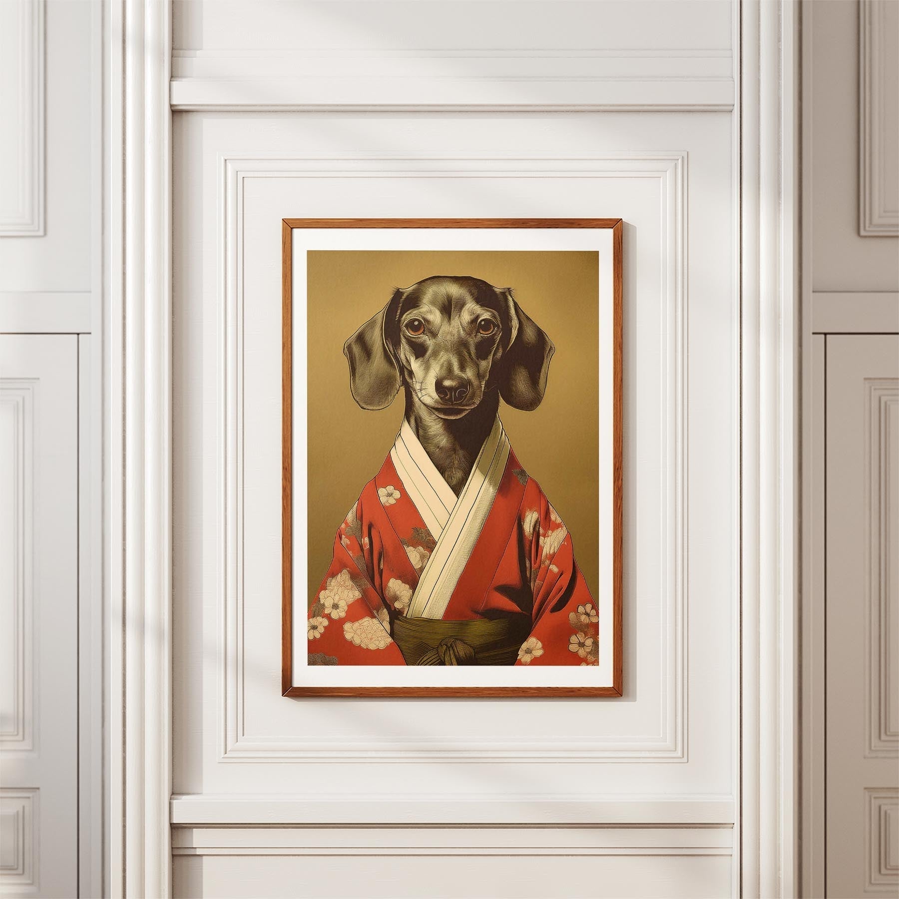 Dachshund Japanse Kimono Dog Series image 3
