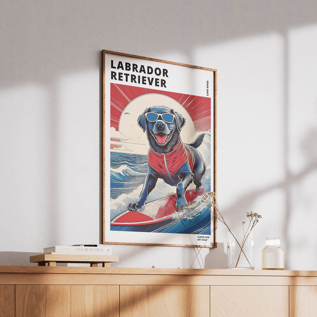 Labrador Retreiver Hokosai Surfer Dogs 3 image 6