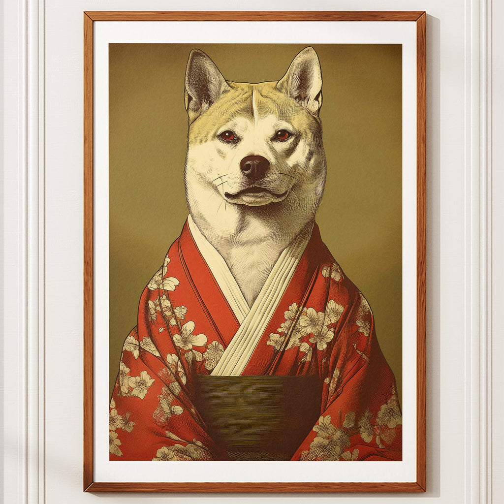 Akita Inu Japanse Kimono Dog Series image 10