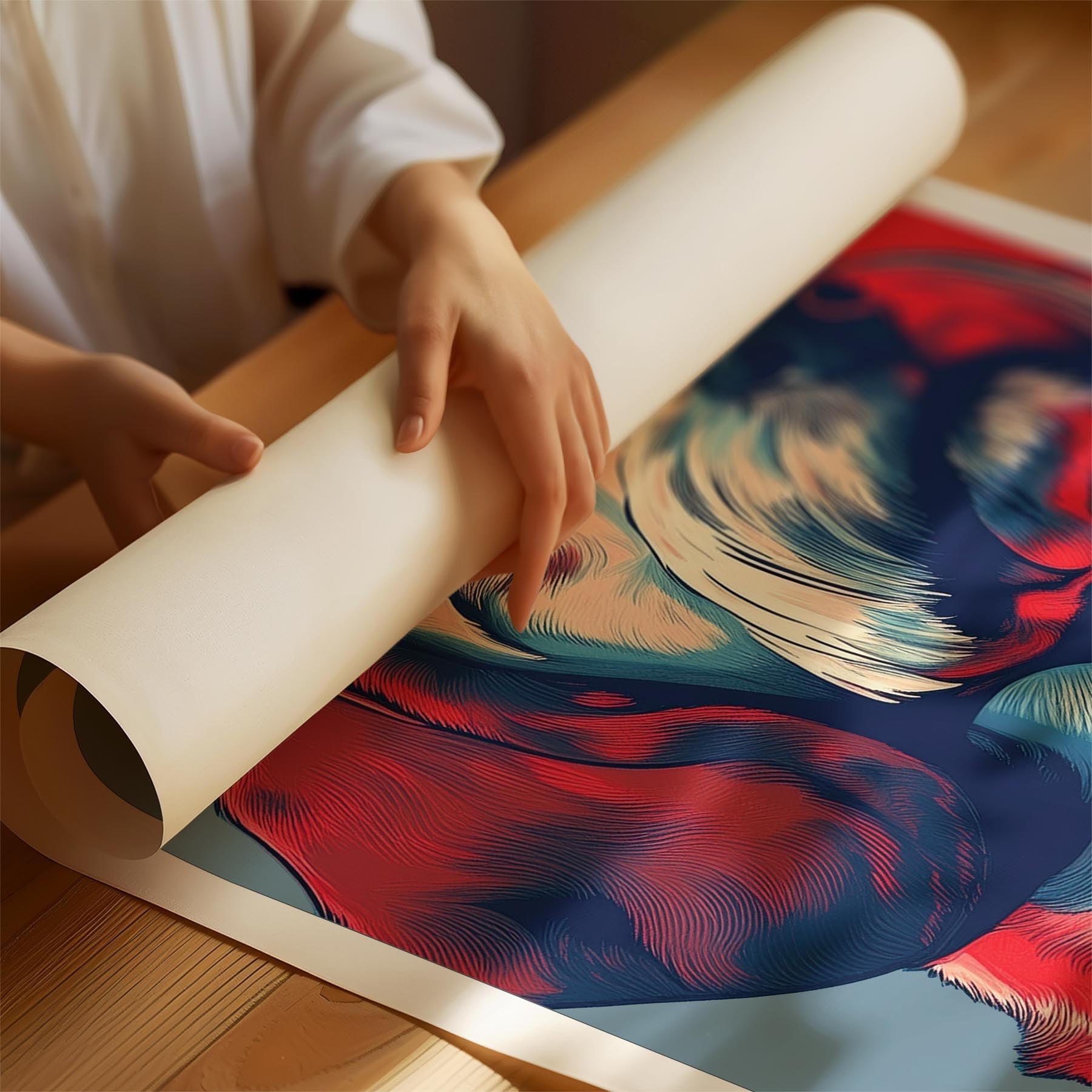 Cavoodle LOVE Series Inspired by the Obama Poster image 1