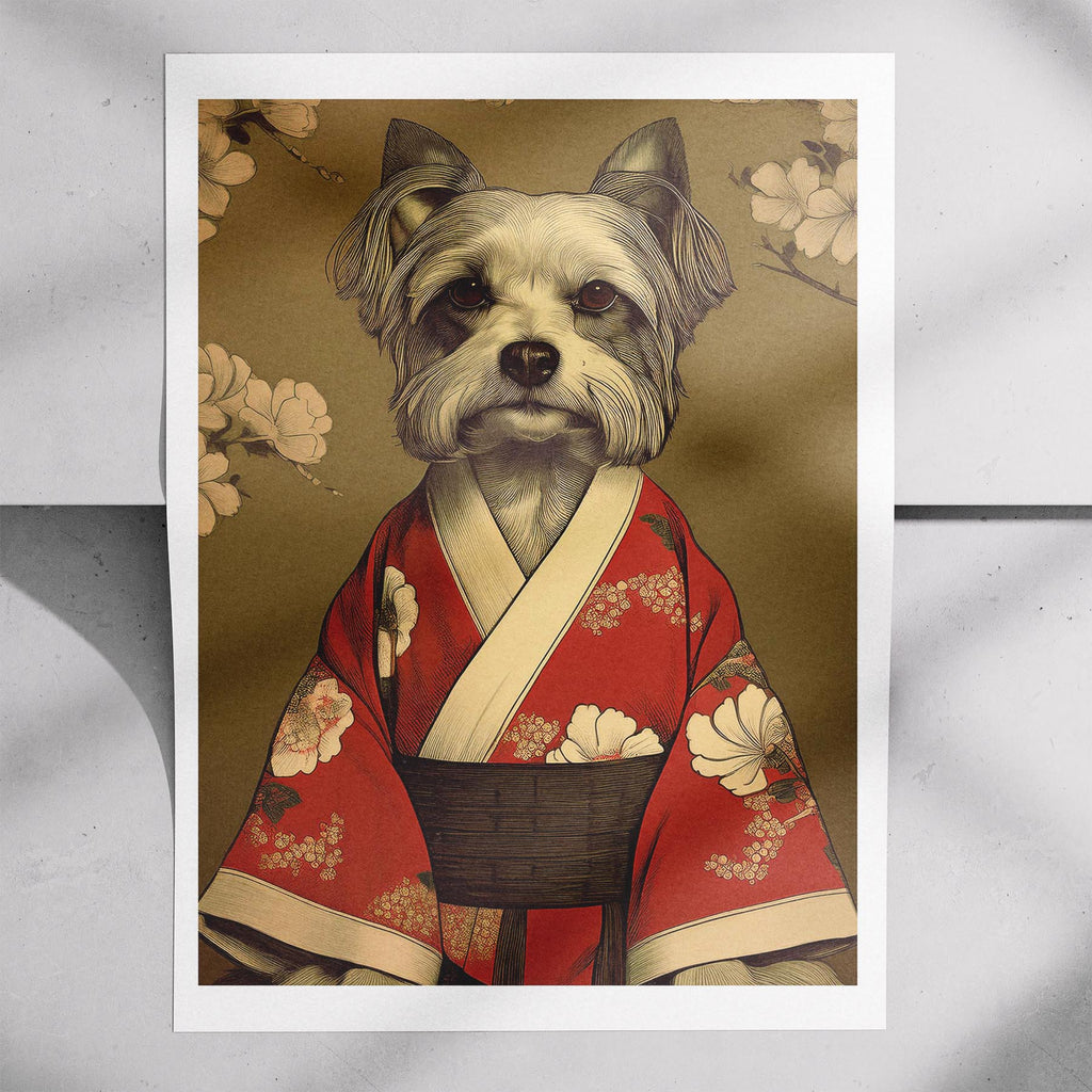 Yorkshire Terrier Japanse Kimono Dog Series image 7