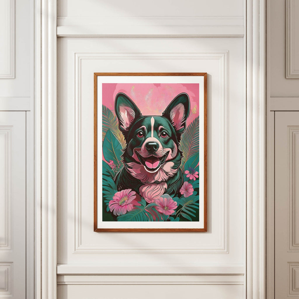 Corgi Flowery Dog image 3