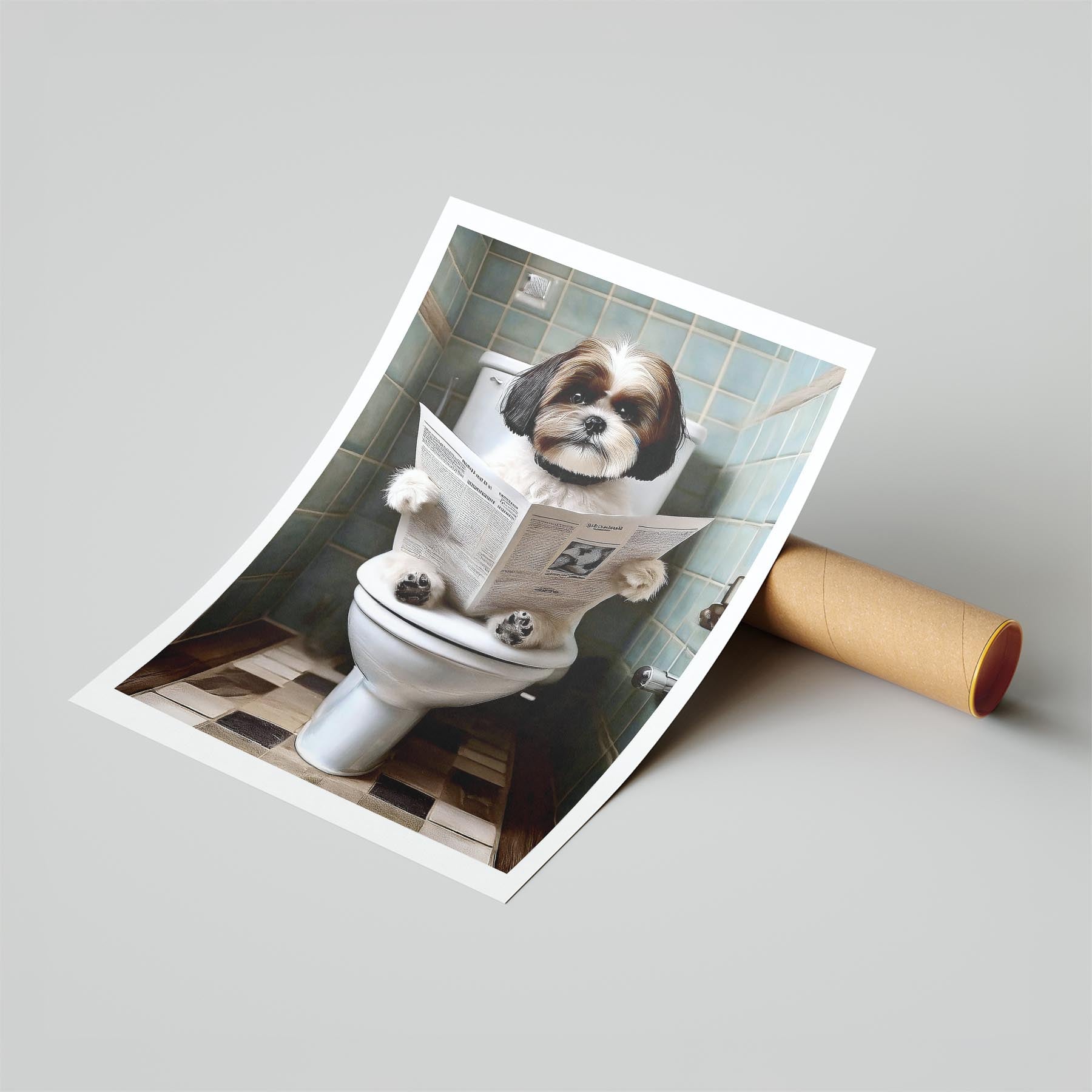 Shih Tzu Toilet Humour Dog Series 1 image 6