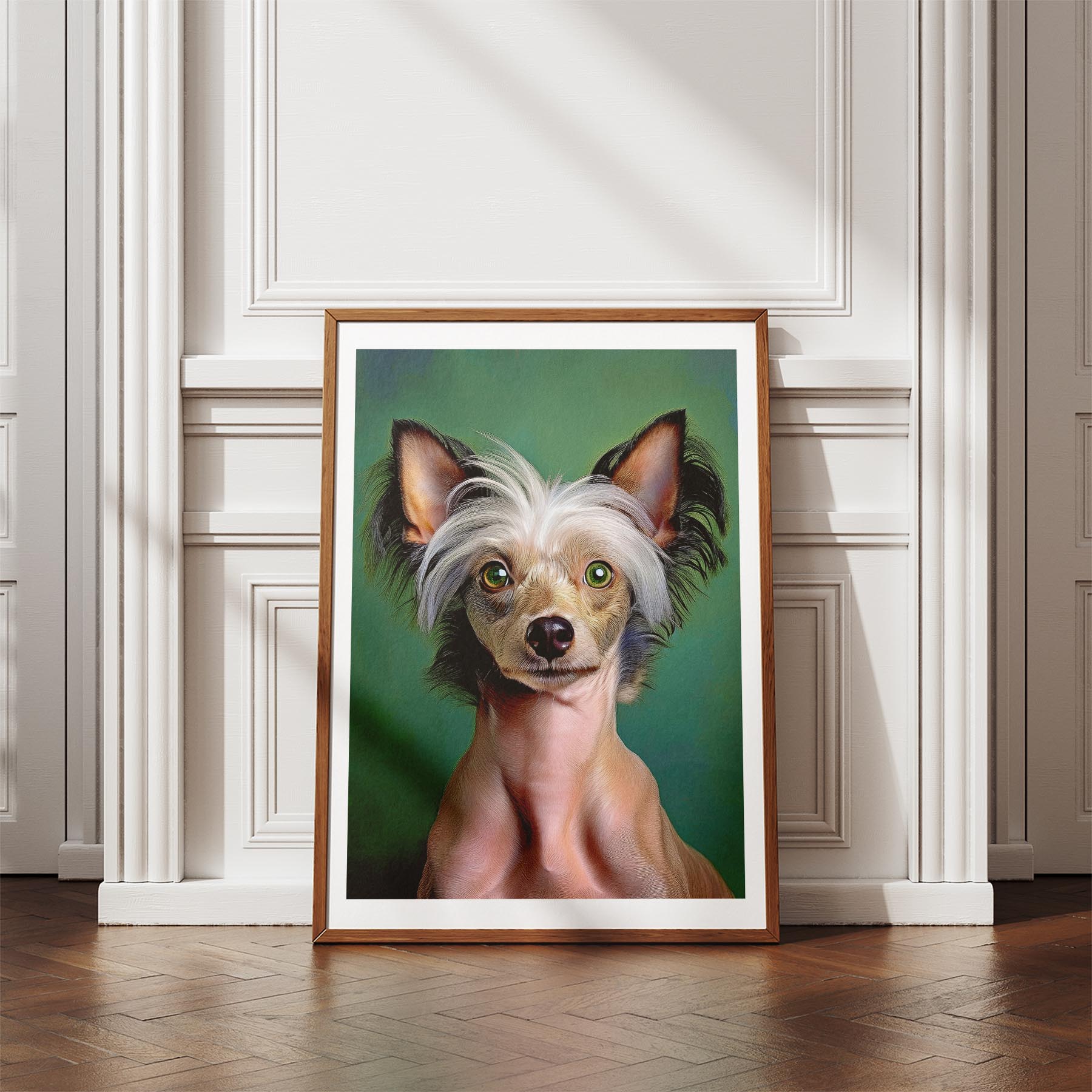 Chinese Crested Green Painted Series image 4