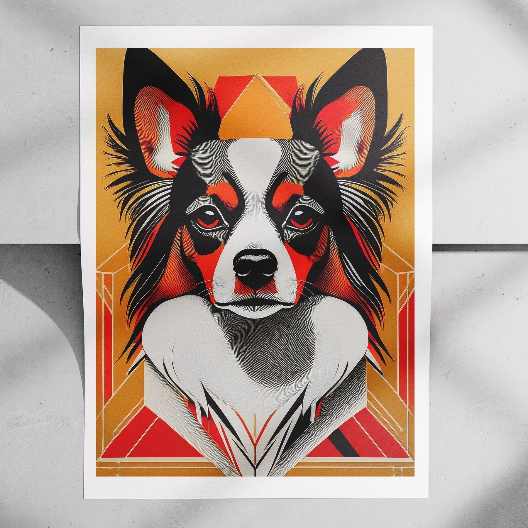 Papillon Geometric Orange Series image 7