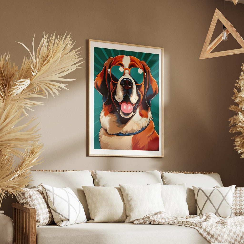 Saint Bernard In Colourful Sunnies 1 image 5
