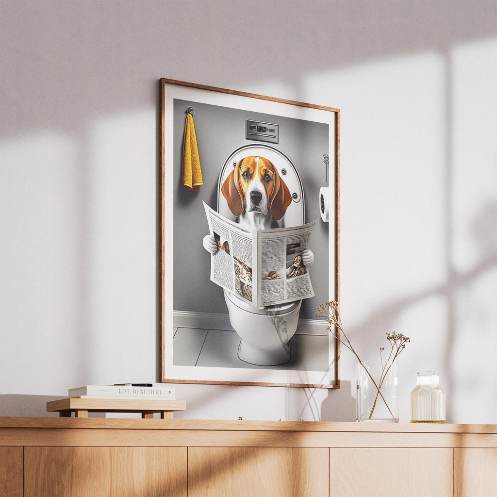 Beagle Toilet Humour Dog Series 2 image 5