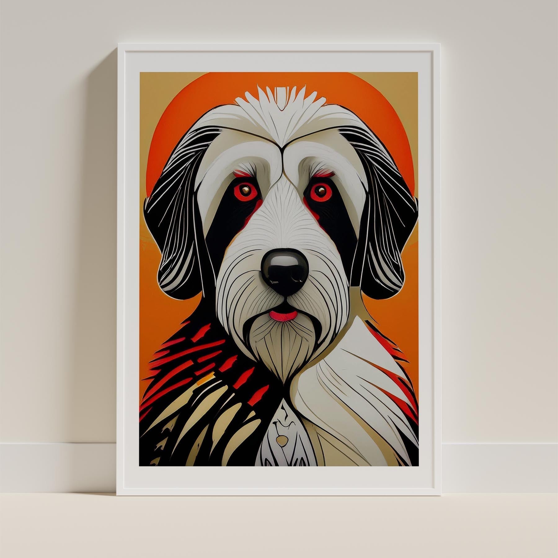 Smithfield Sheepdog Geometric Orange Series image 9