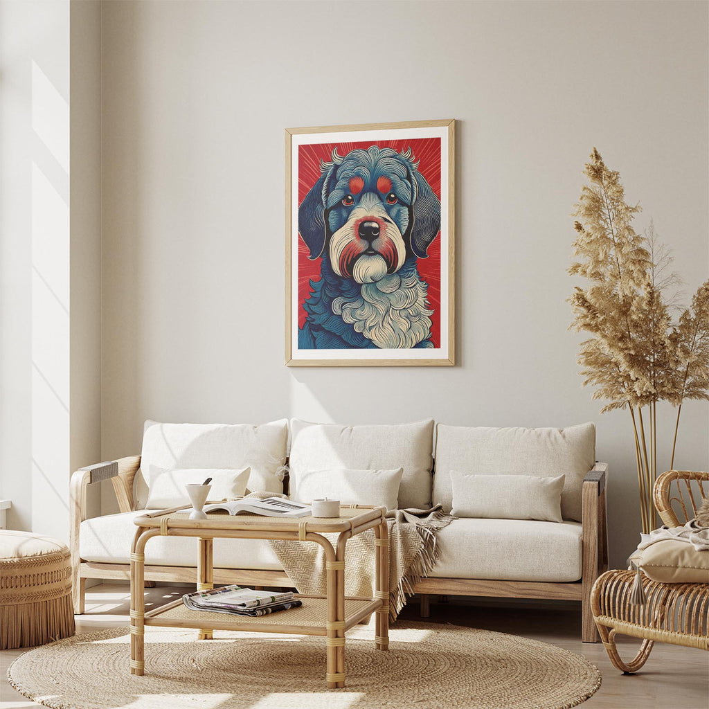 Cavoodle Hokusai Japanese Inspired Dog Series 6 image 2
