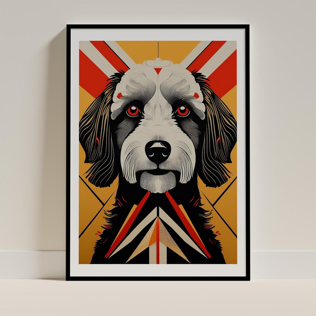 Groodle Geometric Orange Series image 0