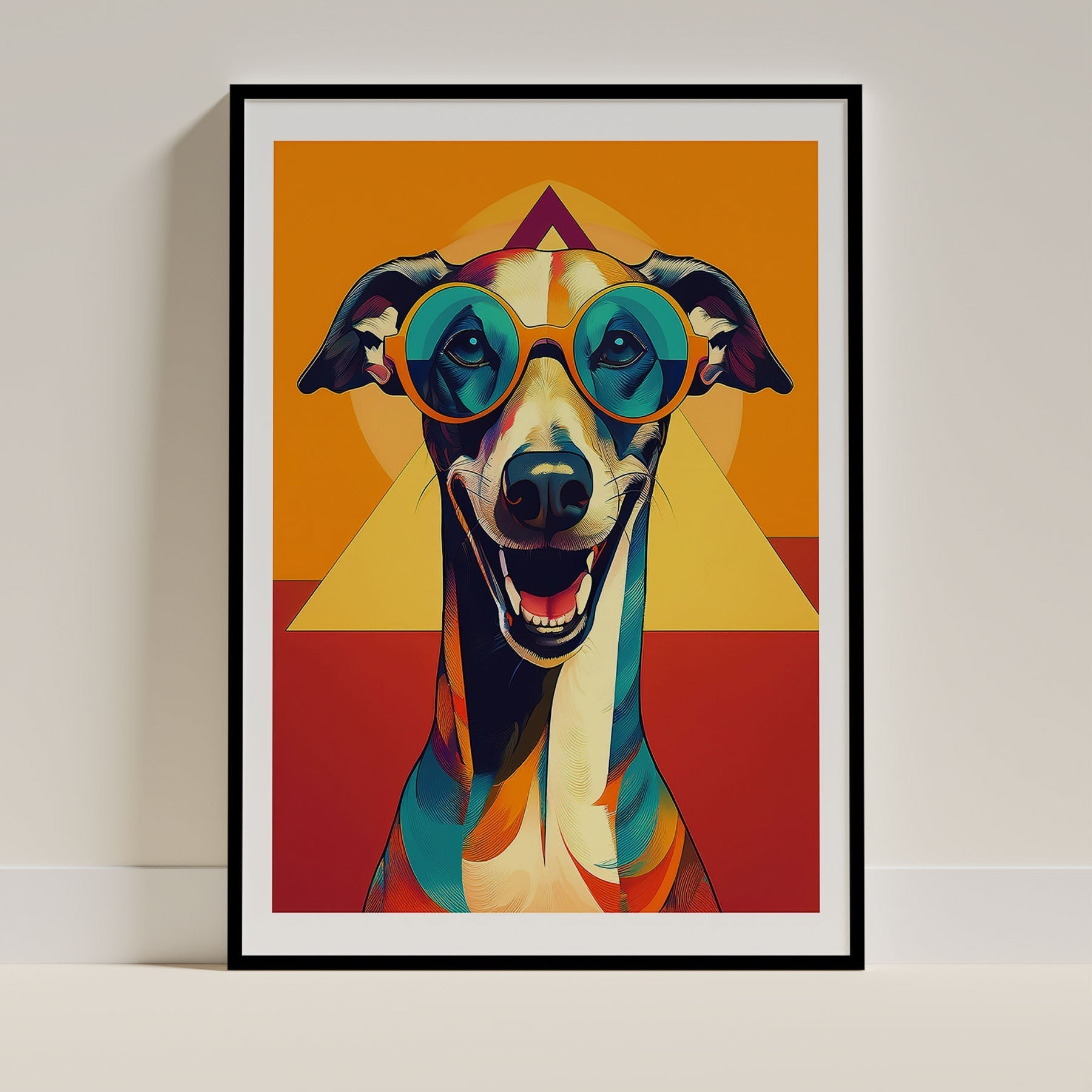 Greyhound Dog Art Print Unframed Vol 2 | 10 Unique Designs | Wall Art Gift for Dog Lovers - Image 6 | Dogsy & Co