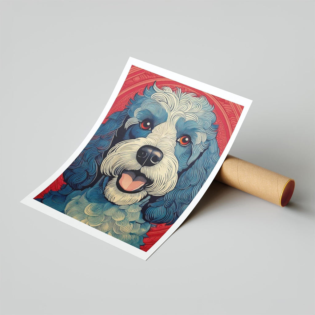 Cavoodle Hokusai Japanese Inspired Dog Series image 6