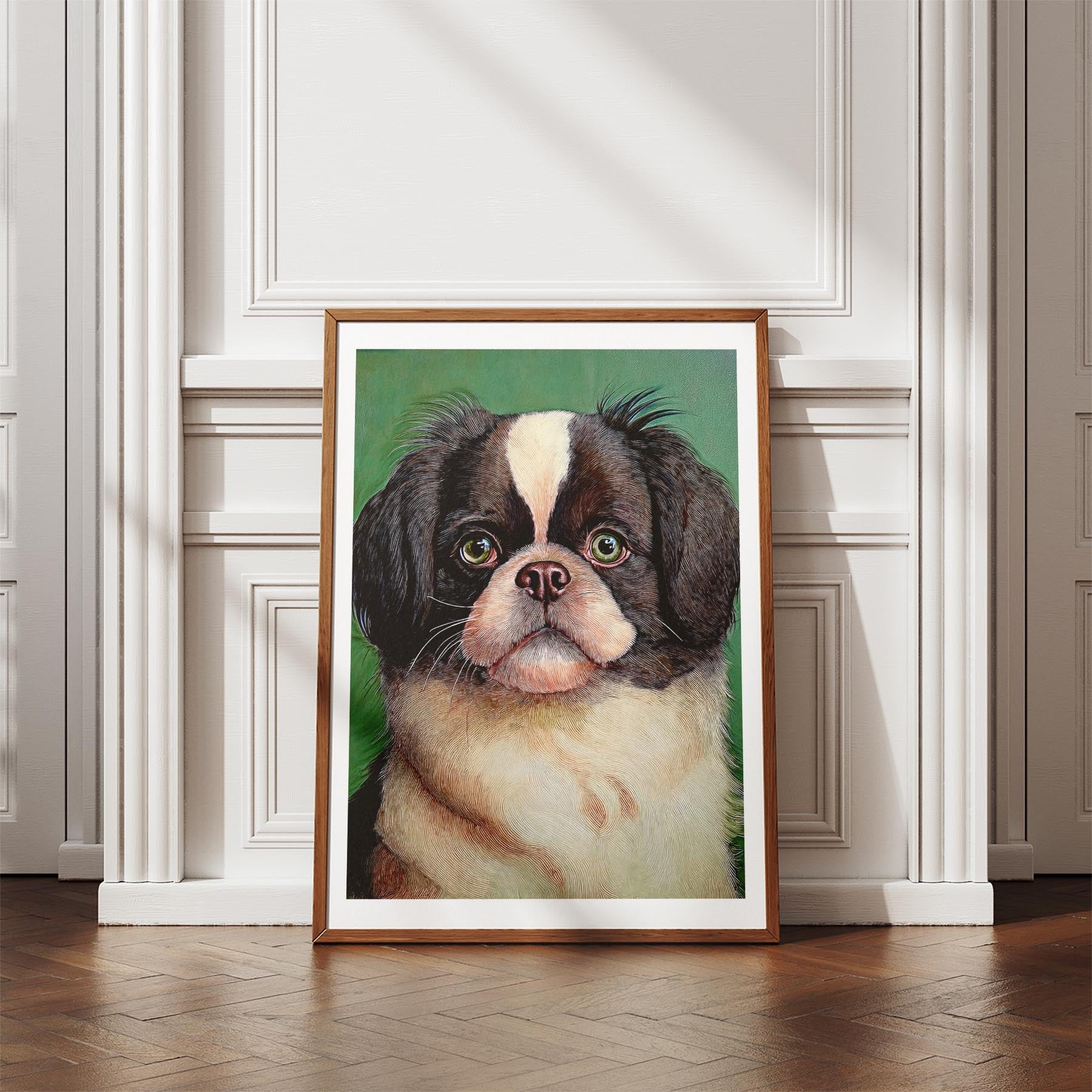 Japanese Chin Green Painted Series image 4