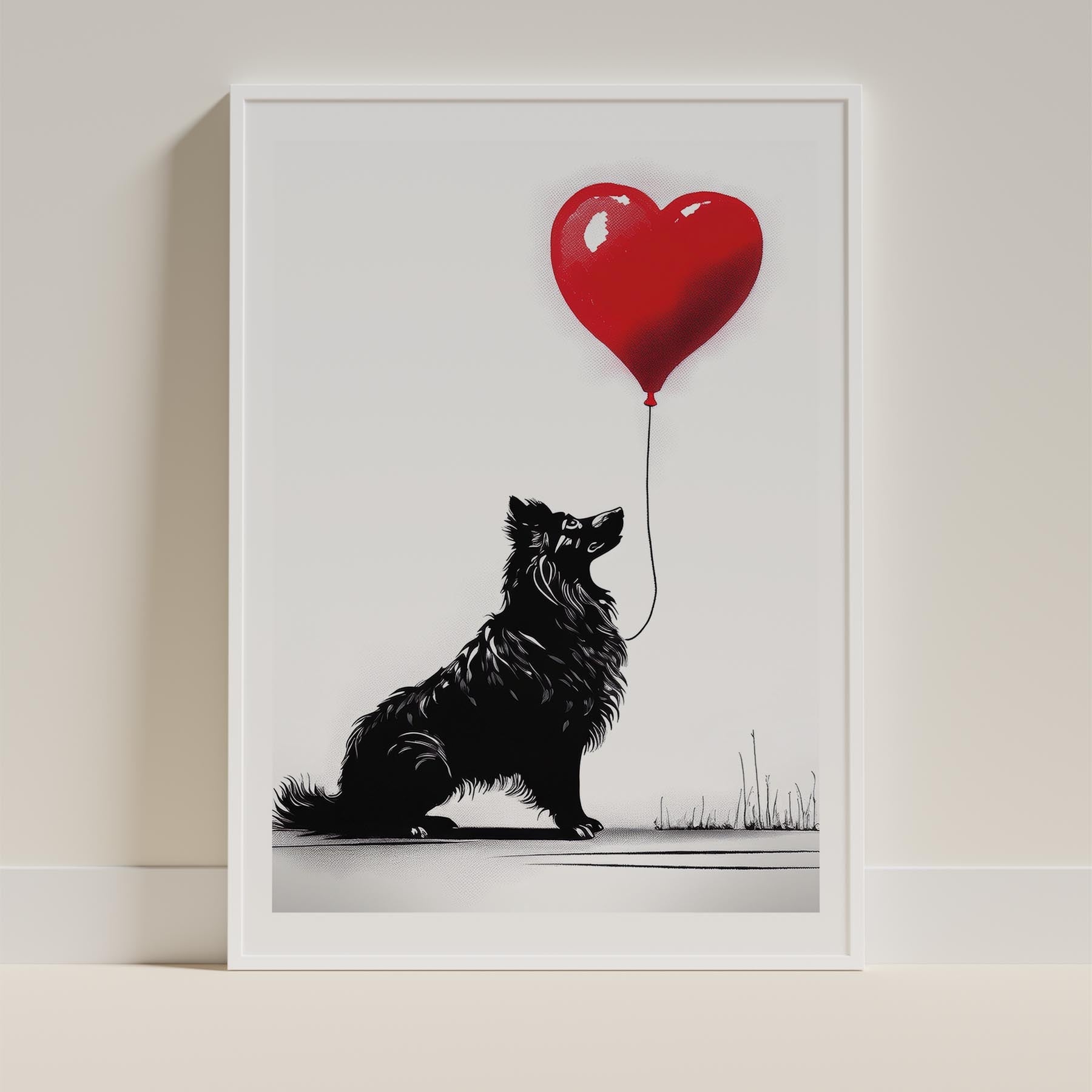 Shetland Sheepdog DOGSY Series inspired by the Art of Banksy image 9