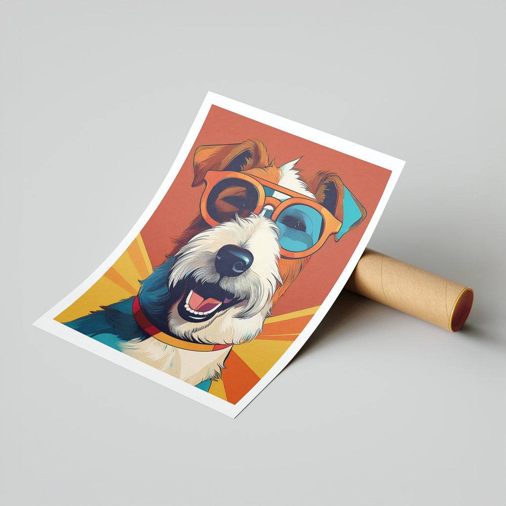 Fox Terrier In Colourful Sunnies 1 image 7