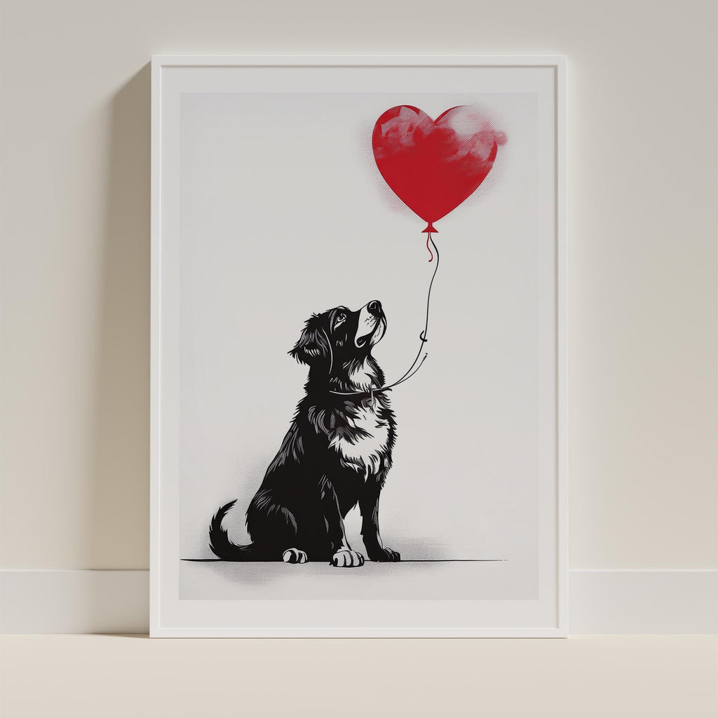 Bernese Mountain Dog DOGSY Series inspired by the Art of Banksy image 0