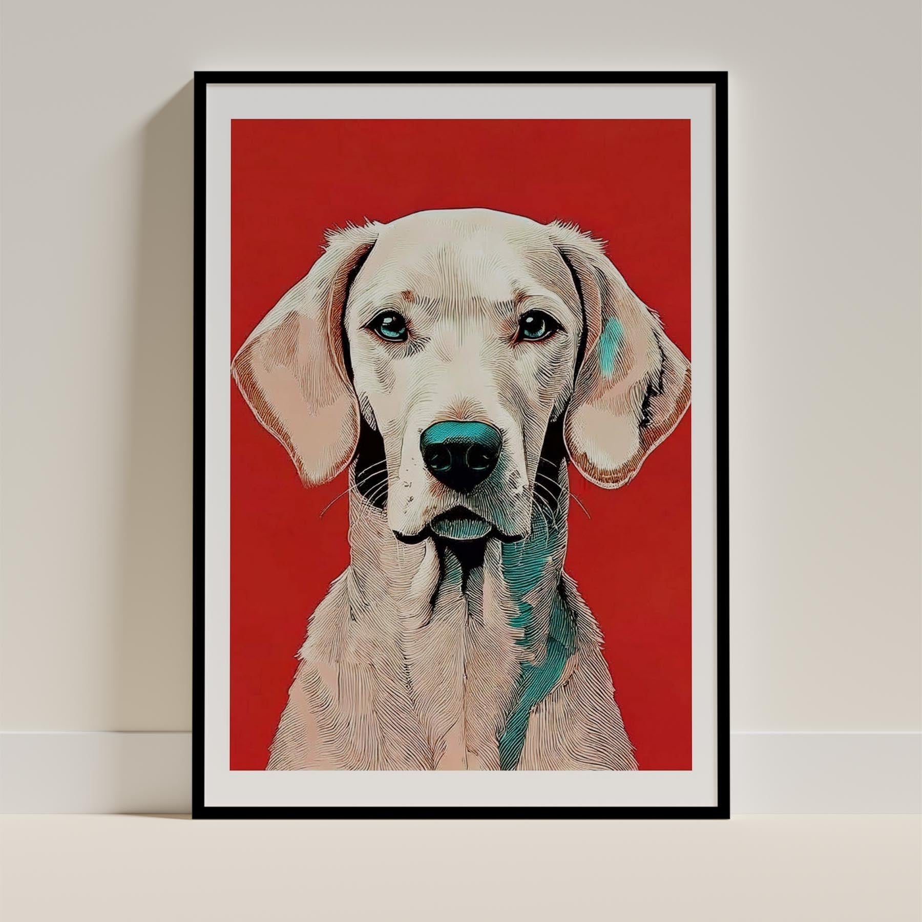 Vizsla Dog Art Print Unframed Vol 1 | 11 Unique Designs | Wall Art Gift for Dog Lovers | Dogsy & Co