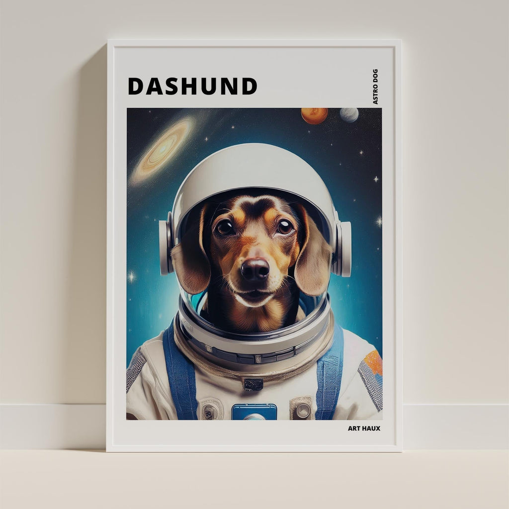 Dachshund Astronaut Dog Series with Text Astro Dog image 9