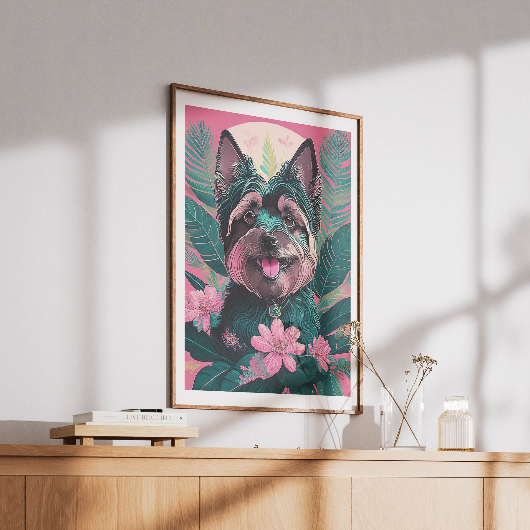 Yorkshire Terrier Flowery Dog image 6