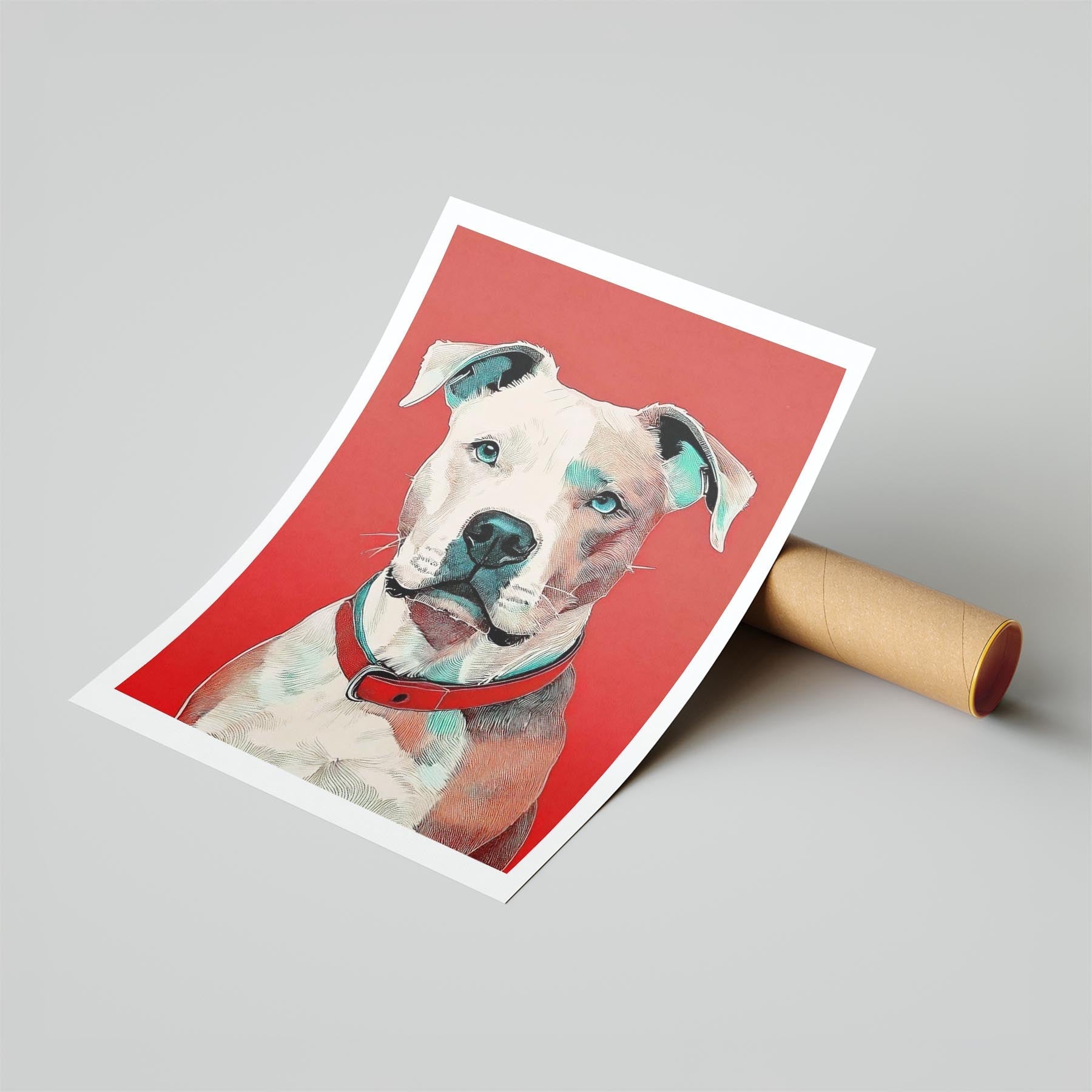 American Staffordshire Terrier Red Dog Series image 6