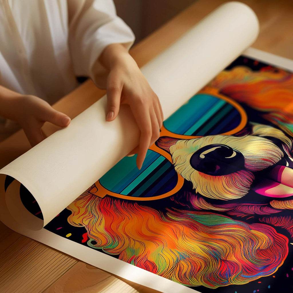 Poodle In Colourful Sunnies 3 image 3