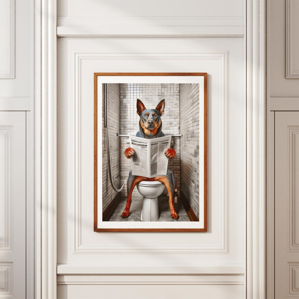 Cattle Dog Toilet Humour Dog Series 1 image 3