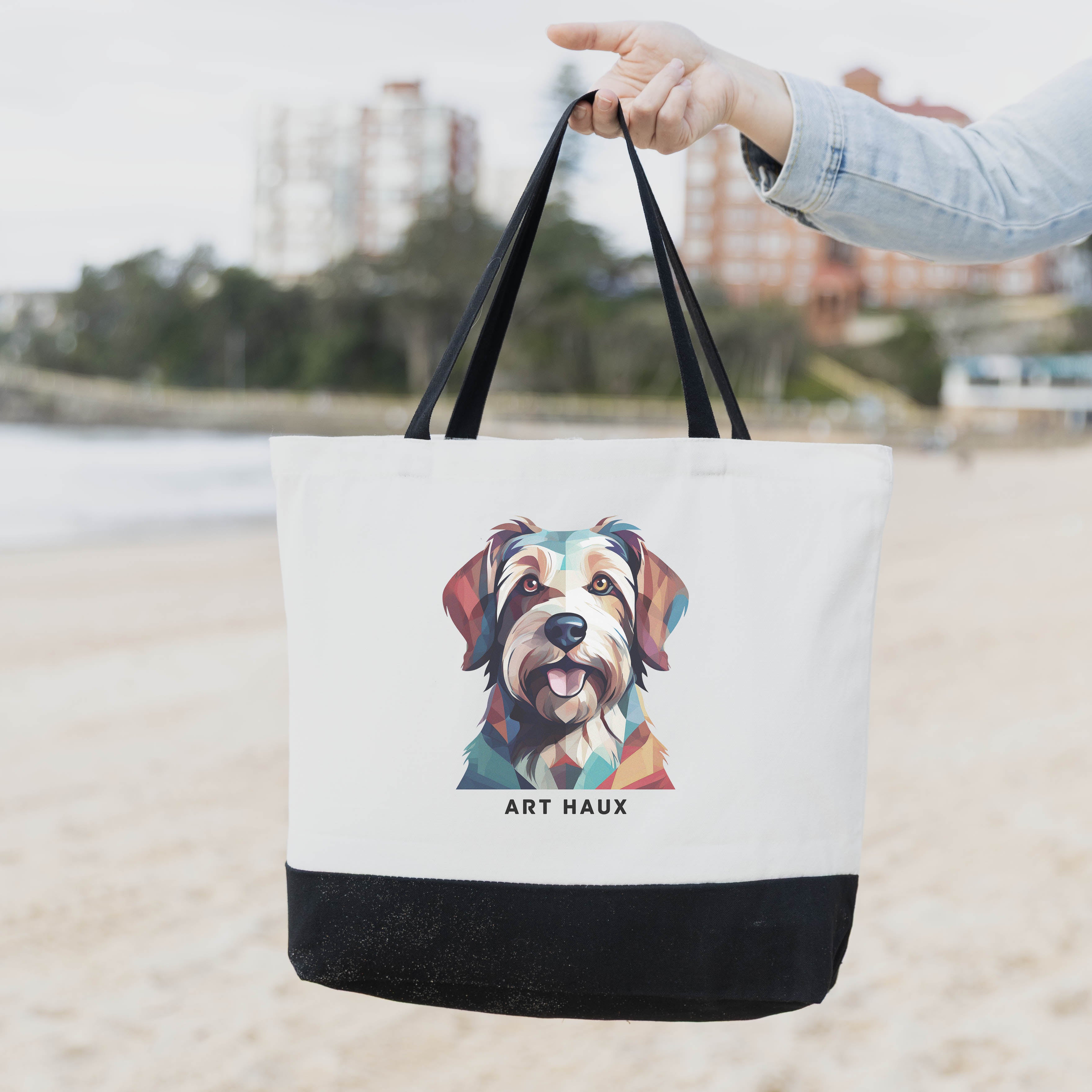 Australian Silky Terrier Chic Graphic Art Bag image 1