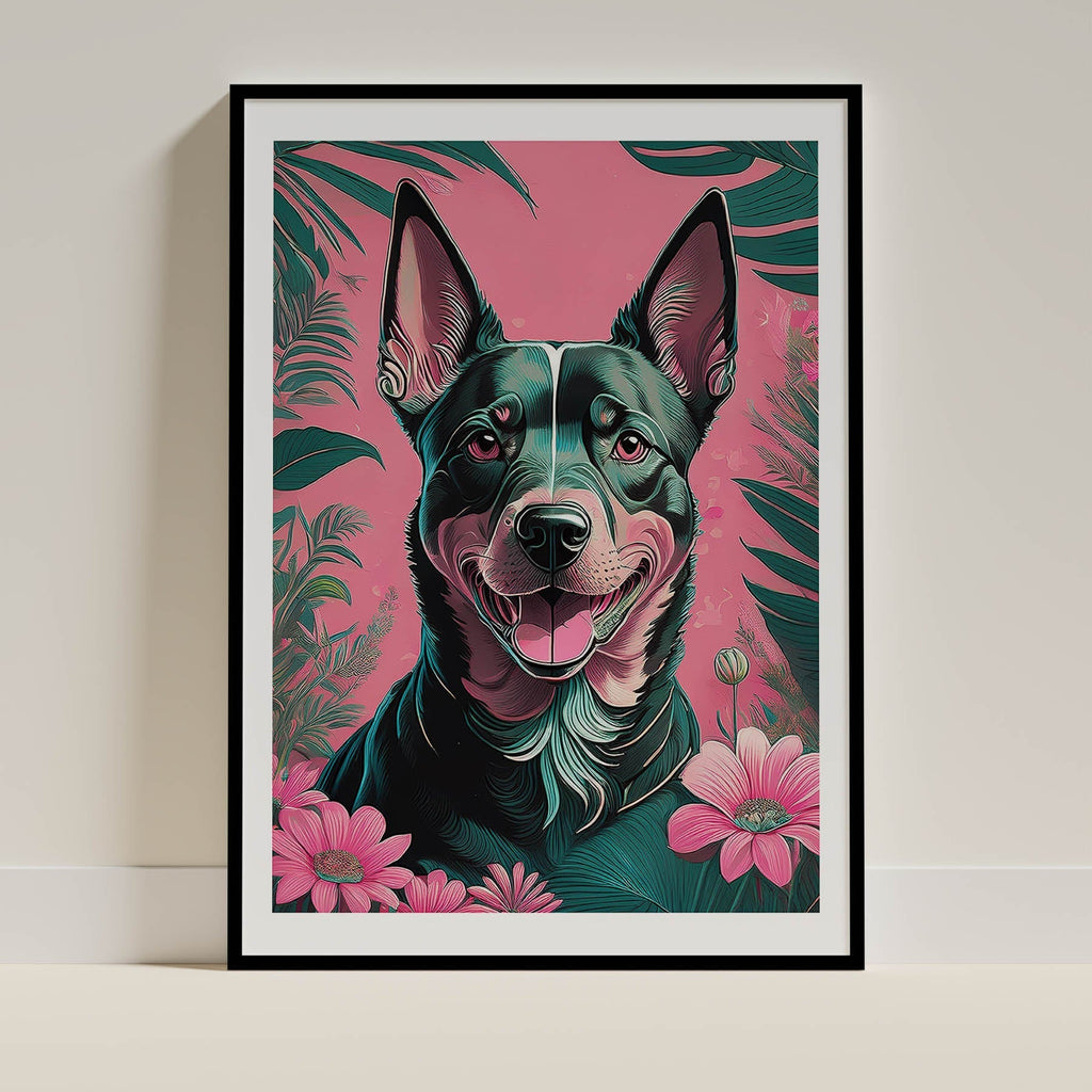 Kelpie Flowery Dog image 0