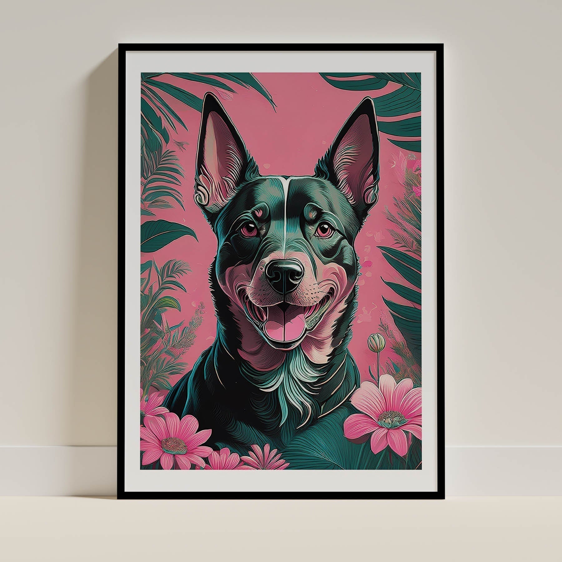 Australian Kelpie Dog Art Print Unframed Vol 2 | 7 Unique Designs | Wall Art Gift for Dog Lovers - Image 5 | Dogsy & Co