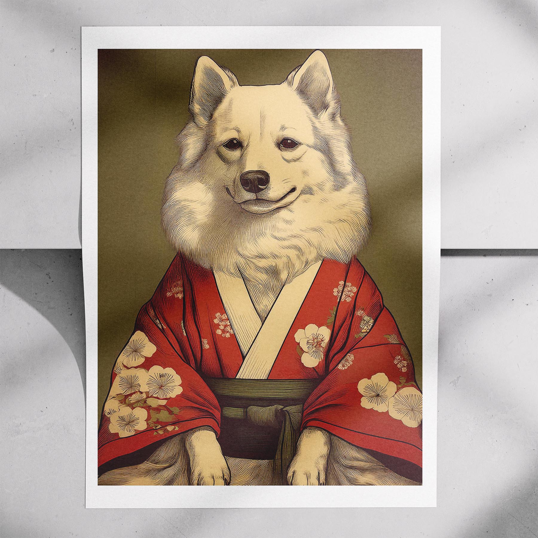 Samoyed Japanse Kimono Dog Series image 7