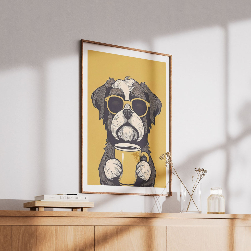 Shih Tzu Chillin Coffee Dog image 6