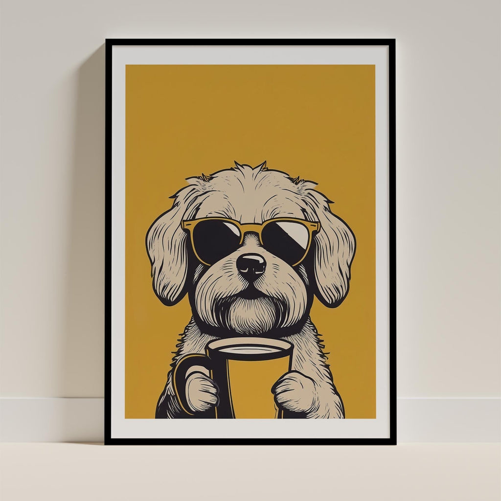 Maltese Chillin Coffee Dog image 11