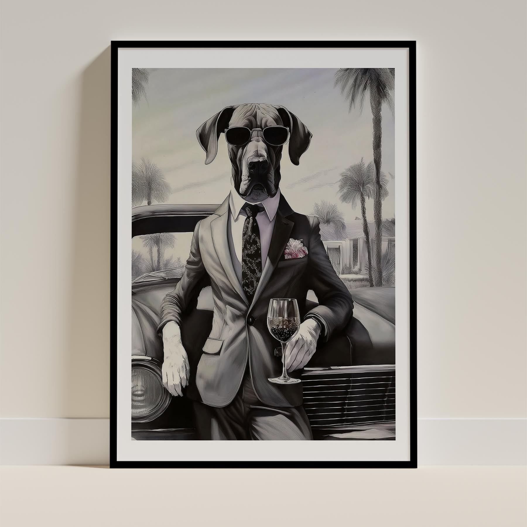 Great Dane Dog Art Print Unframed Vol 1 | 11 Unique Designs | Wall Art Gift for Dog Lovers - Image 5 | Dogsy & Co
