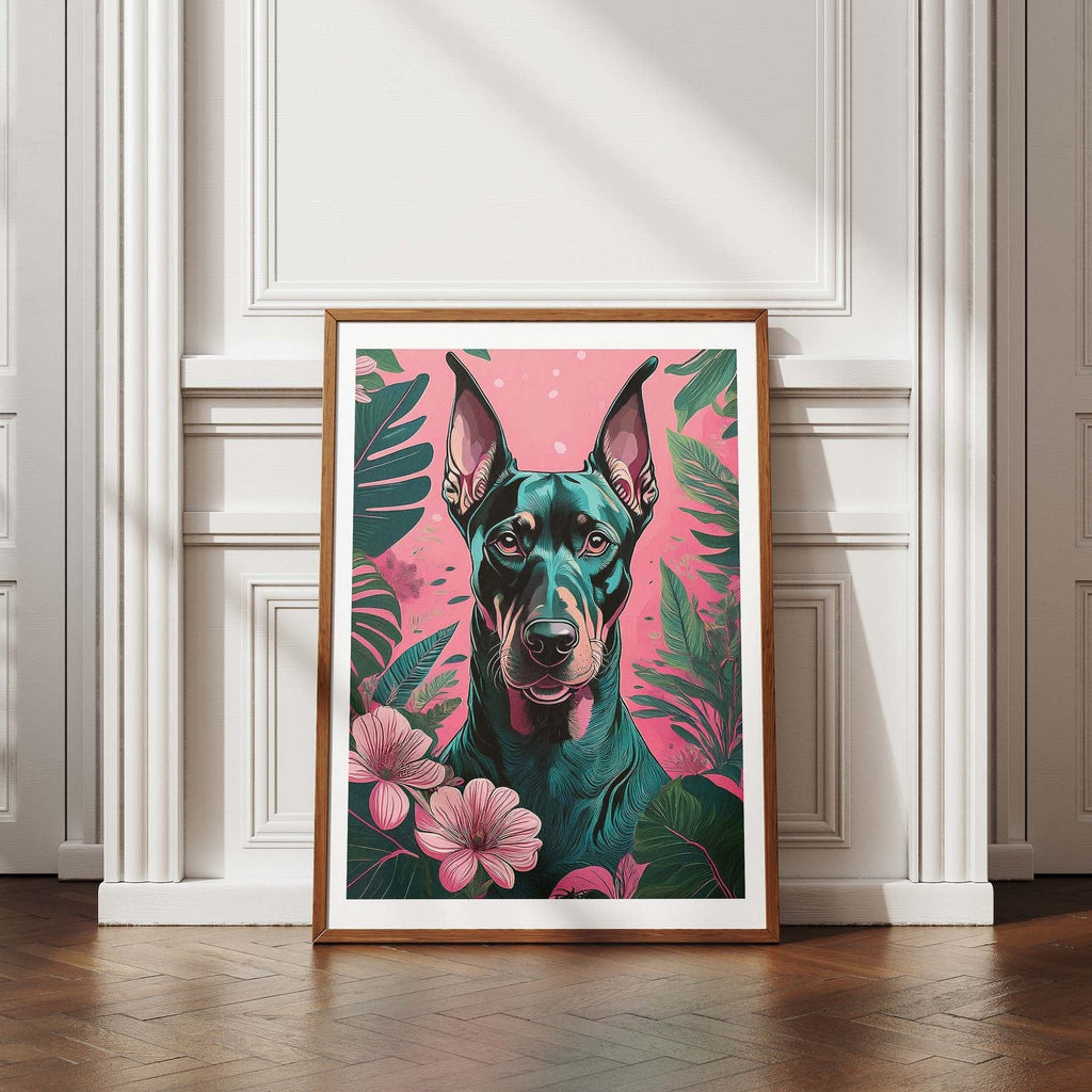 Doberman Flowery Dog image 4