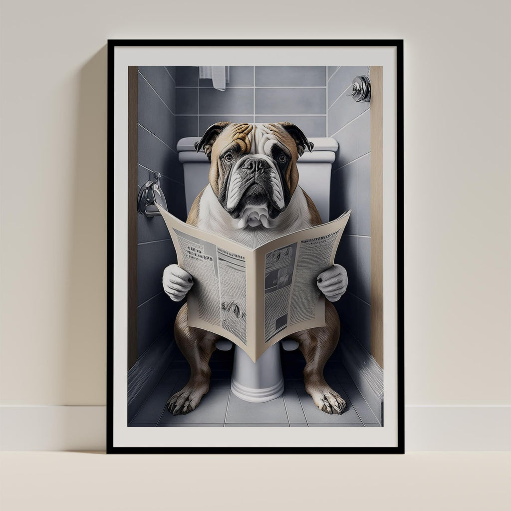 Bulldog Toilet Humour Dog Series 5 image 0