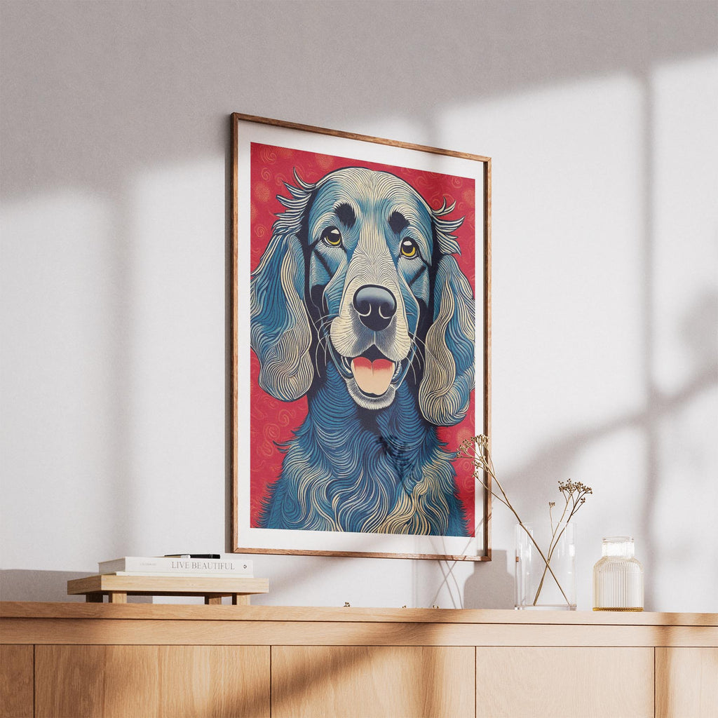 Irish Setter Hokusai Japanese Inspired Dog Series image 5