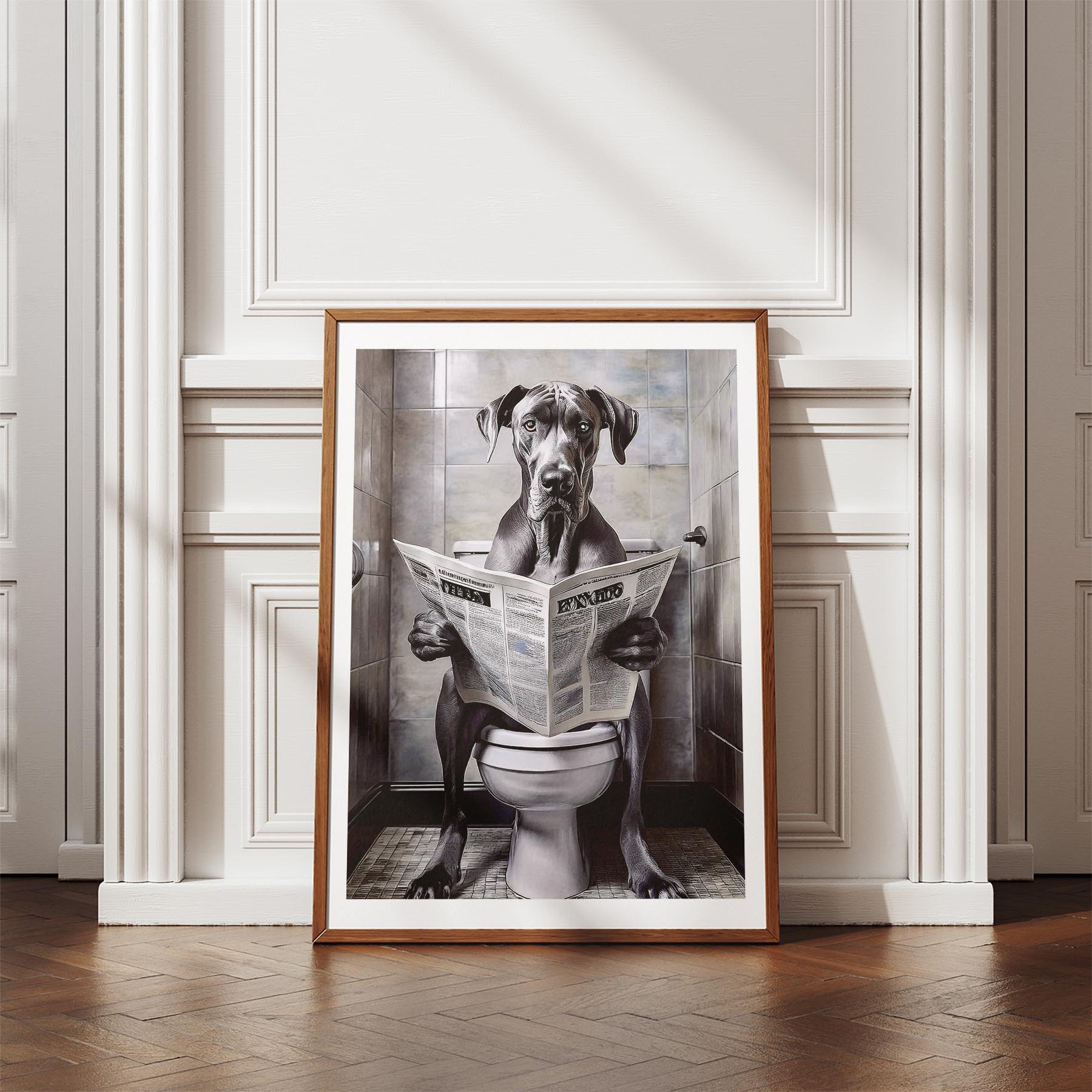 Great Dane Toilet Humour Dog Series 2 image 4