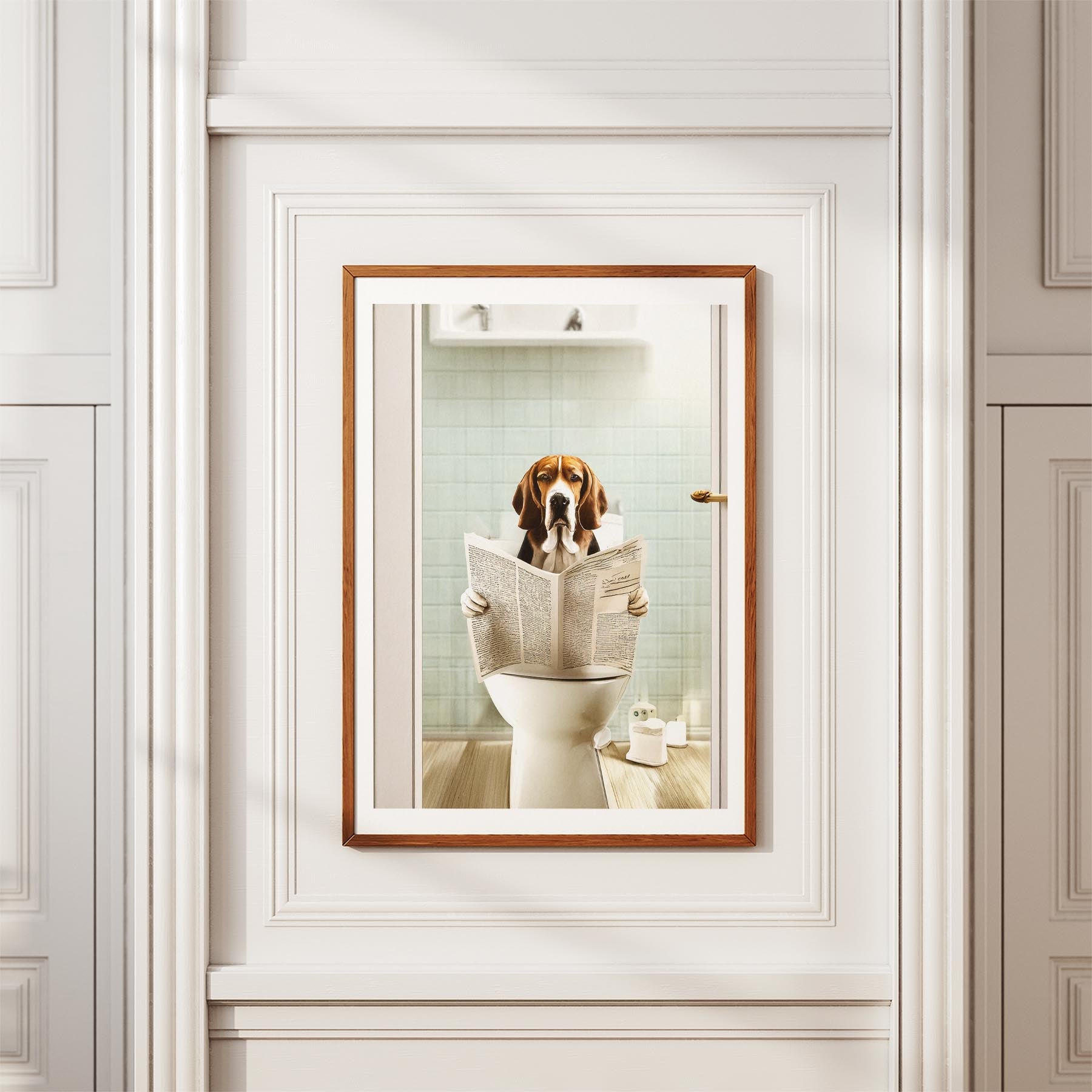 Beagle Toilet Humour Dog Series 1 image 3