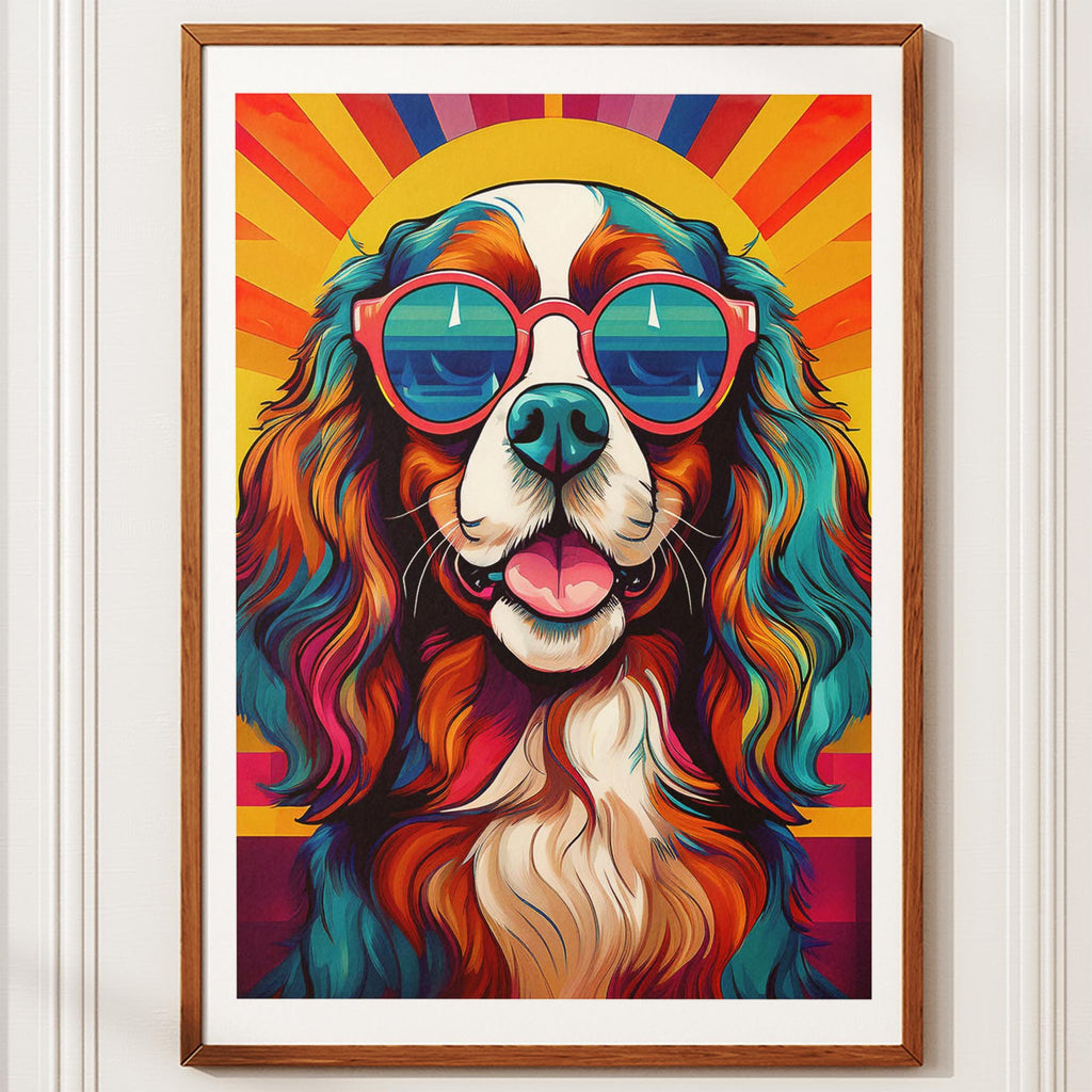 Cavalier King Charles Spaniel In Colourful Sunnies 2 image 10