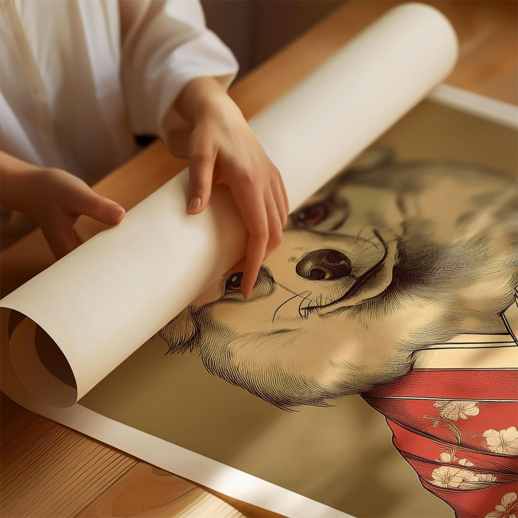 Pomeranian Japanse Kimono Dog Series image 1