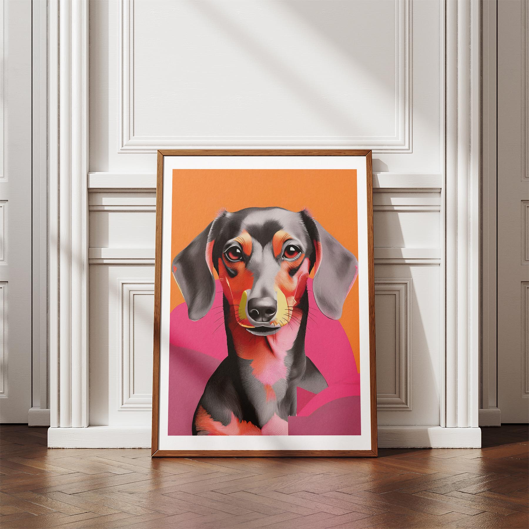 Dachshund Modern Pop Dog Series image 4