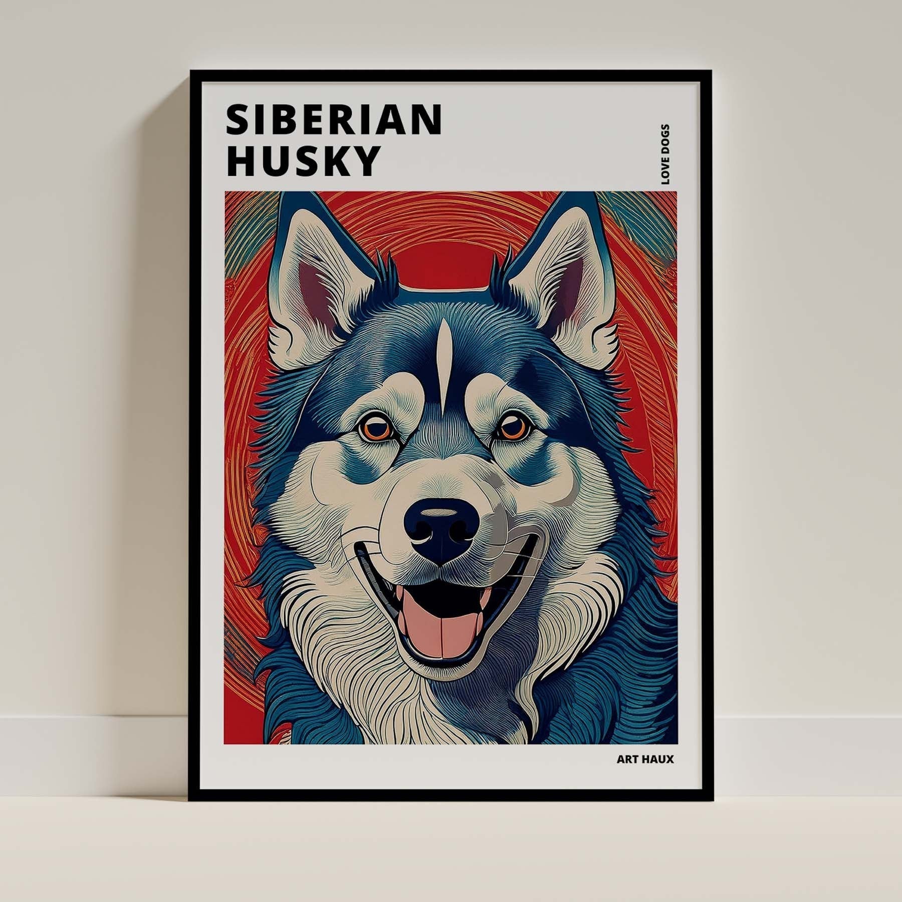 Siberian Husky Dog Art Print Unframed Vol 1 | 11 Unique Designs | Wall Art Gift for Dog Lovers - Image 2 | Dogsy & Co