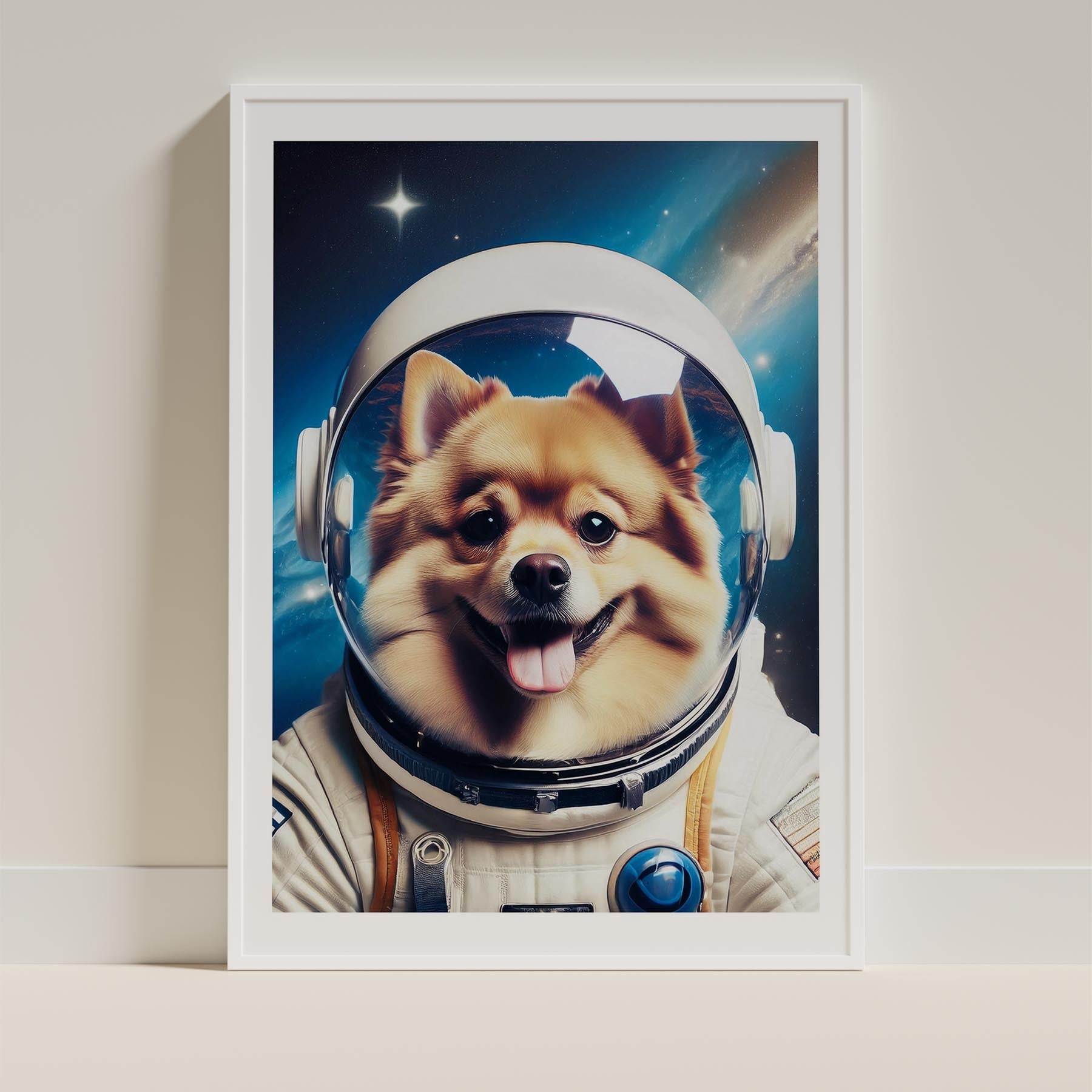 Pomeranian Astronaut Dog Series image 9