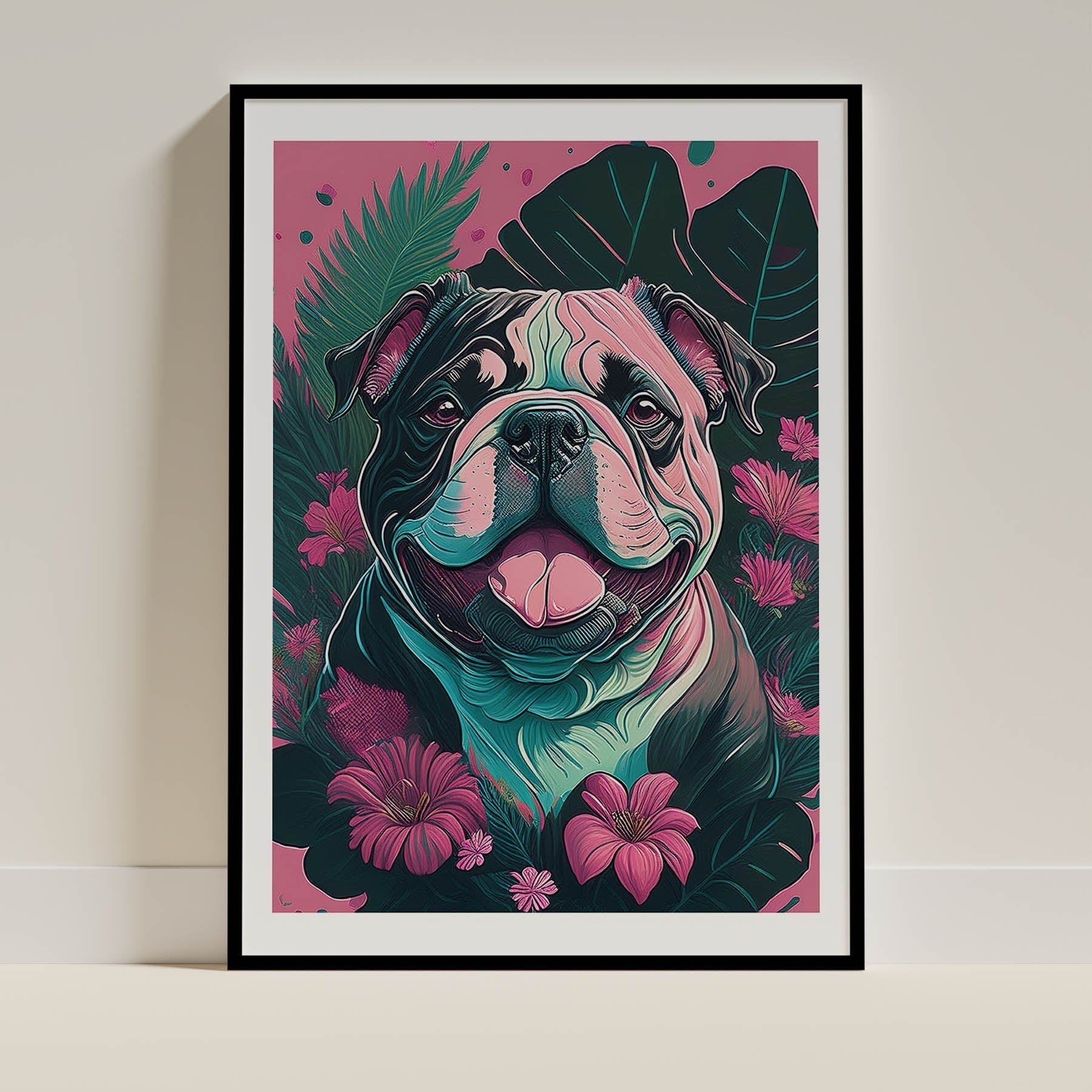 English Bulldog Dog Art Print Unframed Vol 2 | 11 Unique Designs | Wall Art Gift for Dog Lovers - Image 7 | Dogsy & Co