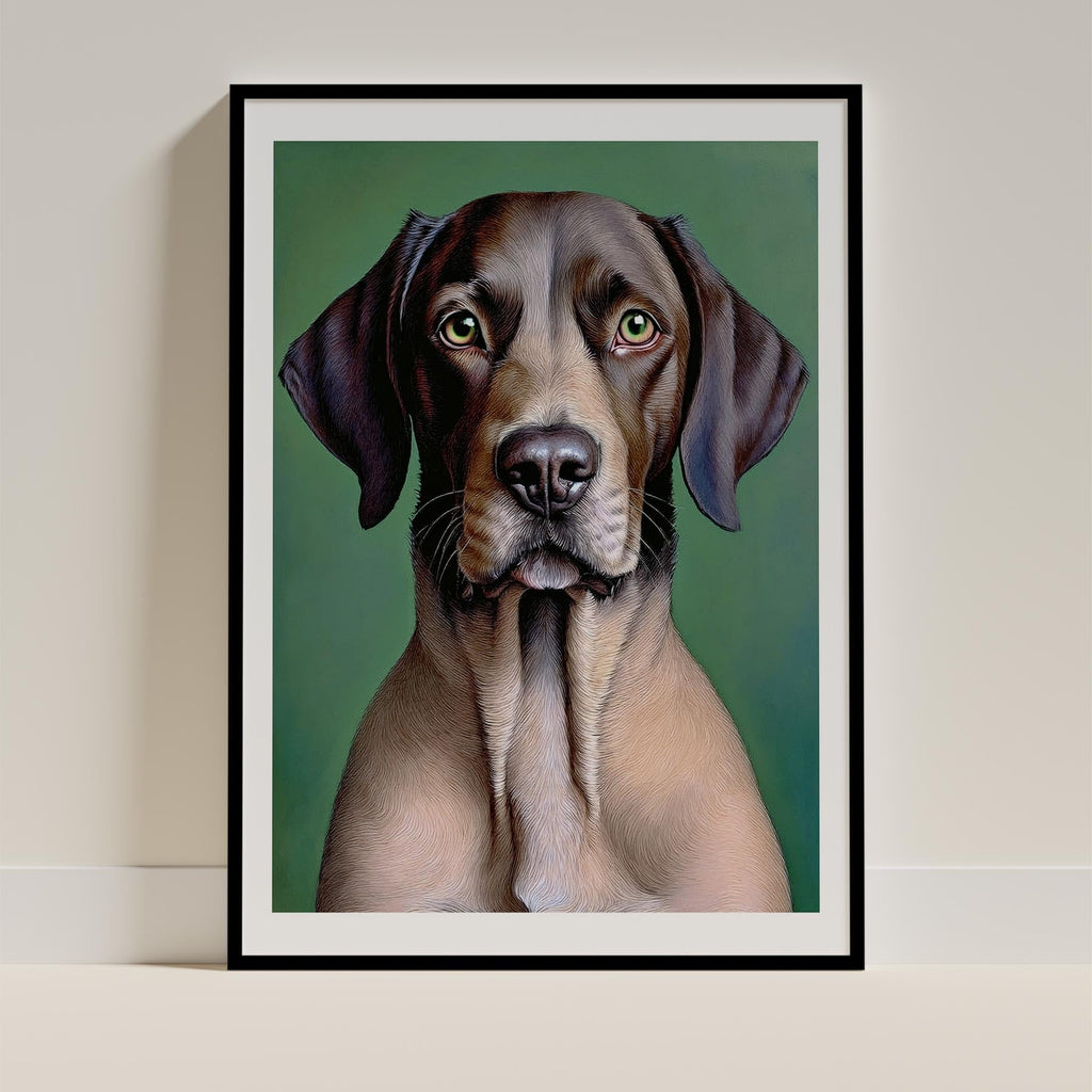 German Pointer Green Painted Series image 0