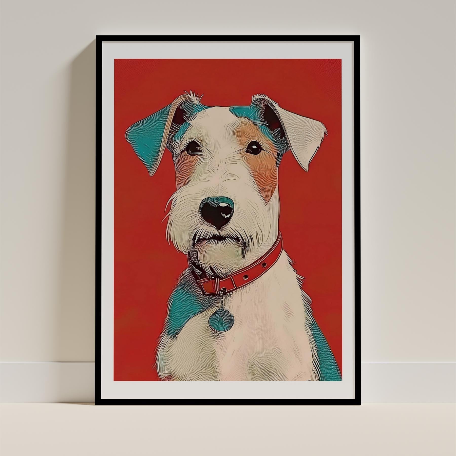 Fox Terrier Dog Art Print Unframed Vol 1 | 11 Unique Designs | Wall Art Gift for Dog Lovers - Image 3 | Dogsy & Co