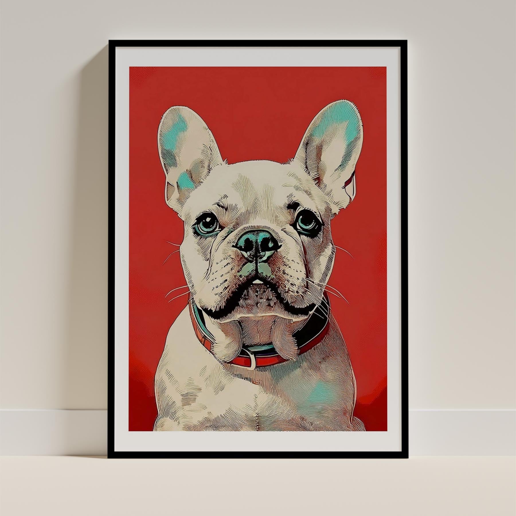French Bulldog Dog Art Print Unframed Vol 1 | 11 Unique Designs | Wall Art Gift for Dog Lovers | Dogsy & Co