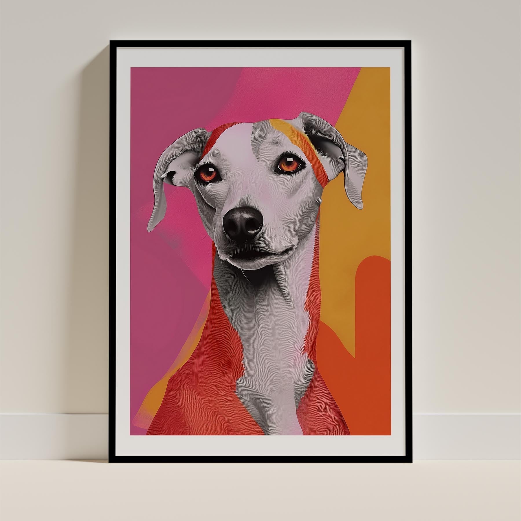 Whippet Modern Pop Dog Series image 0
