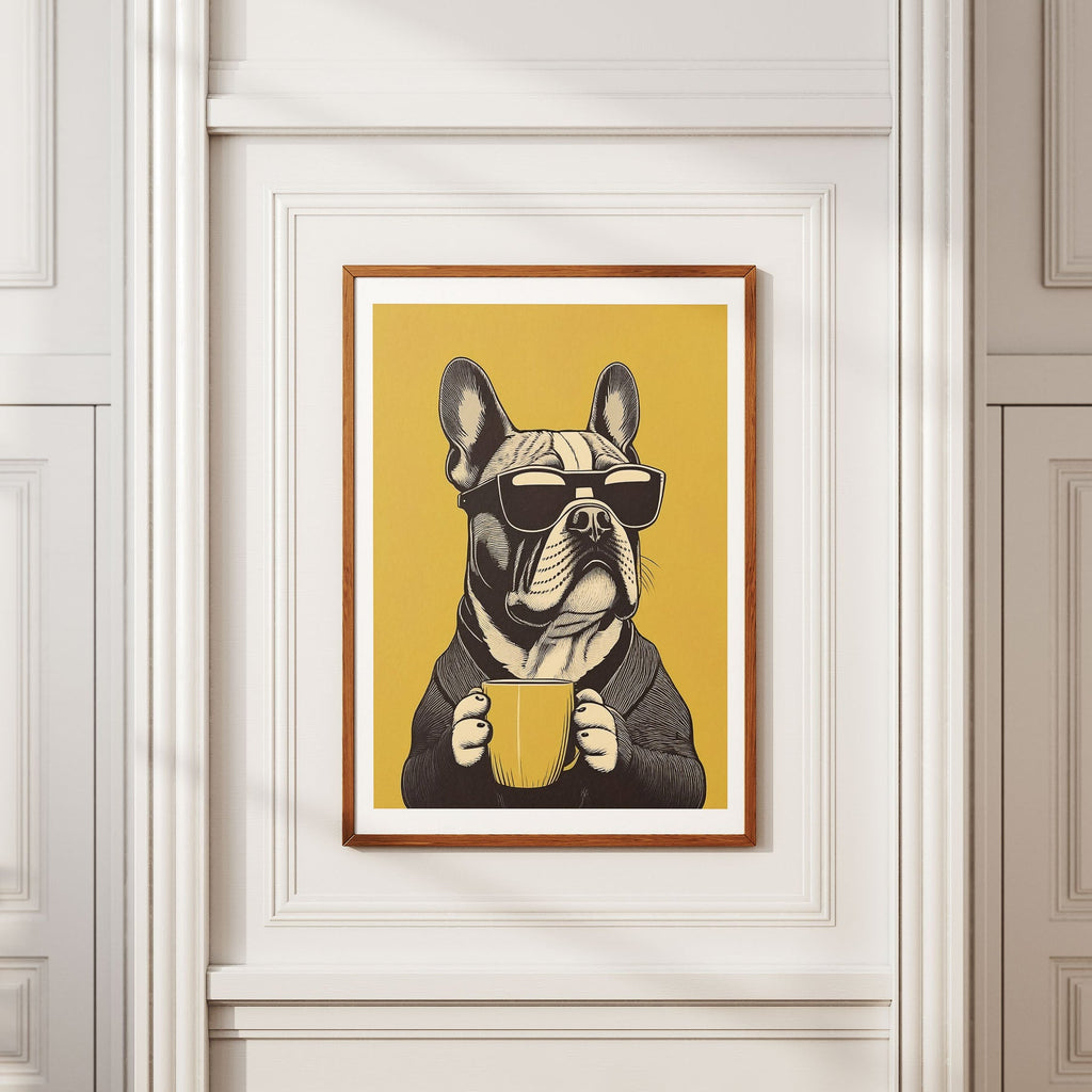 Bulldog Chillin Coffee Dog image 2