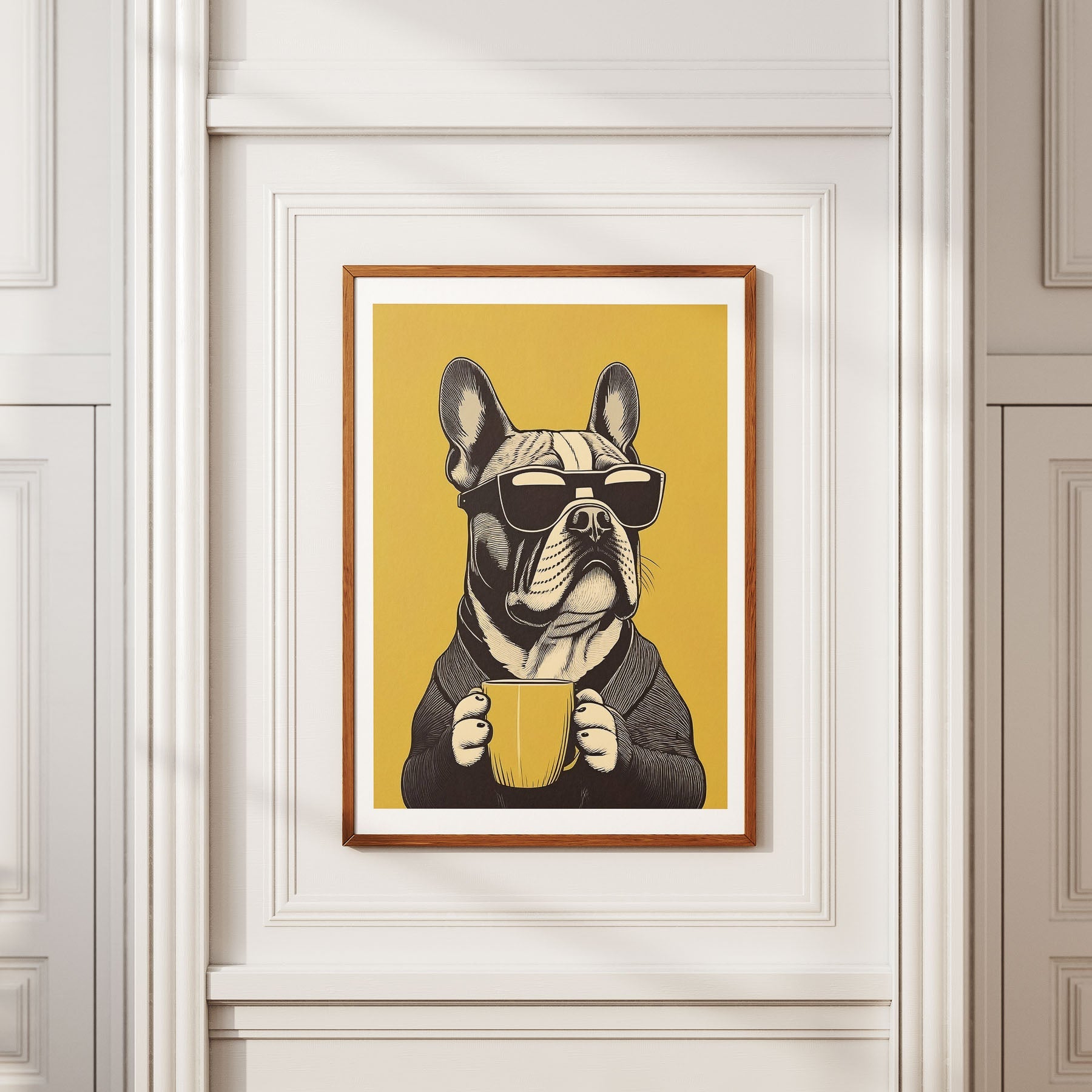 Bulldog Chillin Coffee Dog image 2